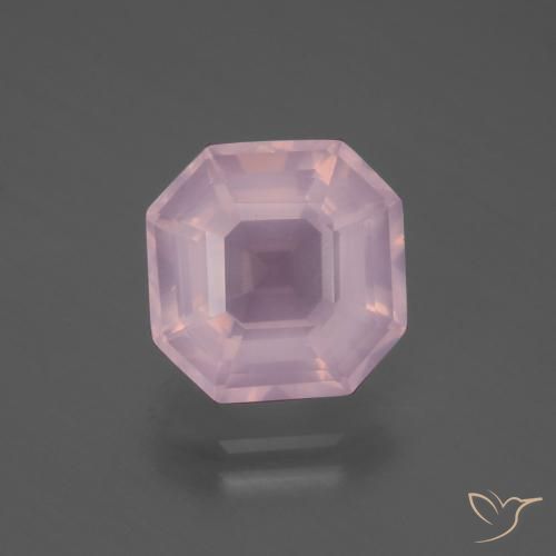 4.99ct Natural Rosado Bubblegum Cuarzo rosa, corte esmeralda, Transparente