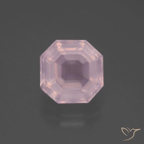 4.20ct Natural Rosado claro Cuarzo rosa, corte esmeralda, Transparente