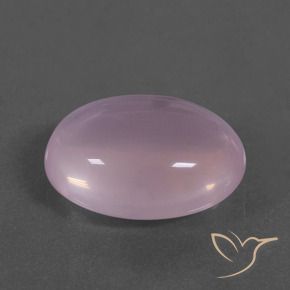 Cuarzo rosa rosa natural de 14,42 ct, corte óvalo, transparente