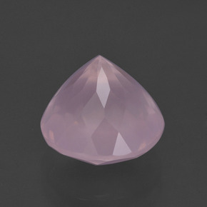 Cuarzo rosa rosa natural de 5,37 ct, corte redondo, transparente