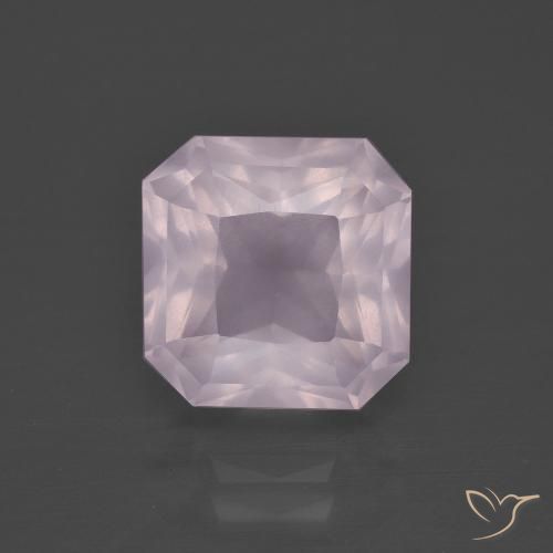 4.75ct Natural Rosado claro Cuarzo rosa, corte esmeralda, Transparente