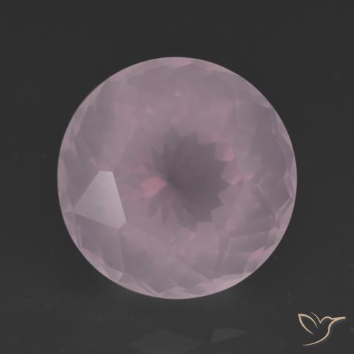 9.32ct Natural Rosado Bubblegum Cuarzo rosa, Redondo, Transparente