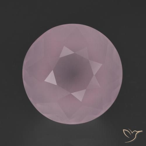 8.32ct Natural Rosado medio Cuarzo rosa, Redondo, Transparente