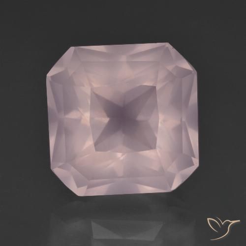 9.33ct Natural Rosa rosado Cuarzo rosa, corte esmeralda, Transparente