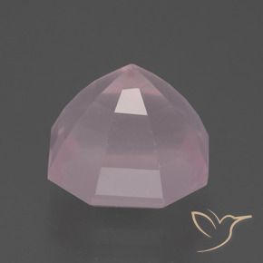 Cuarzo rosa Rosado rosa medio natural de 5.57 ct, Corte Octágono / Esmeralda, Transparente