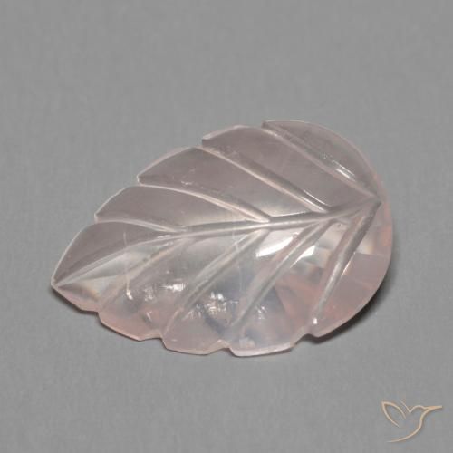 Cuarzo rosa Rosado coral claro natural de 4.31 ct, Elegante, Transparente