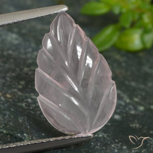 2.95ct Natural Rosado flamingo Cuarzo rosa, Corte Flor, Transparente