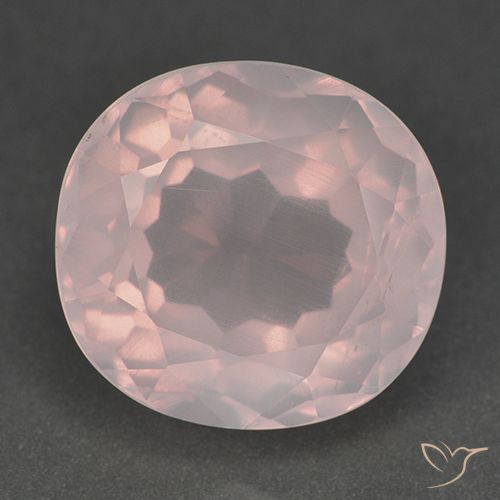14.80ct Natural Rosado claro Cuarzo rosa, Ovalada, Transparente