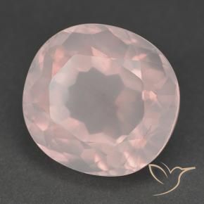 Cuarzo rosa Rosado claro natural de 14.80 ct, Ovalada, Transparente