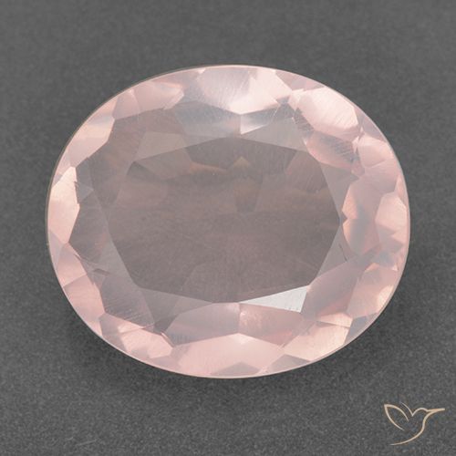 13.18ct Natural Rosa rosado Cuarzo rosa, Ovalada, Transparente