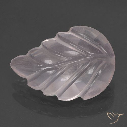 2.88ct Natural Rosado rosa muy claro Cuarzo rosa, Corte Flor, Transparente