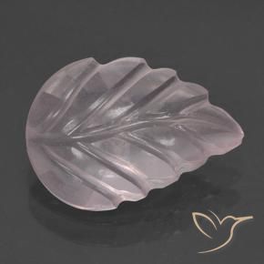 Cuarzo rosa Rosado rosa muy claro natural de 2.88 ct, Corte Flor, Transparente