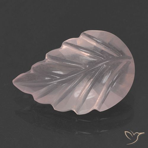 2.58ct Natural Rosado claro Cuarzo rosa, Corte Flor, Transparente