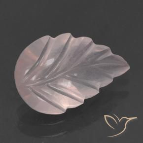 Cuarzo rosa Rosado claro natural de 2.58 ct, Corte Flor, Transparente