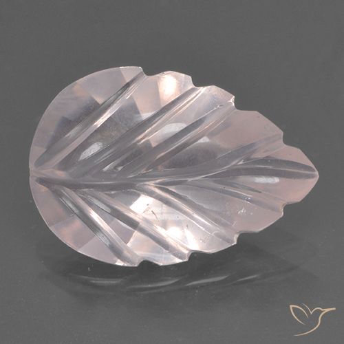 2.93ct Natural Rosa rosado Cuarzo rosa, Corte Flor, Transparente