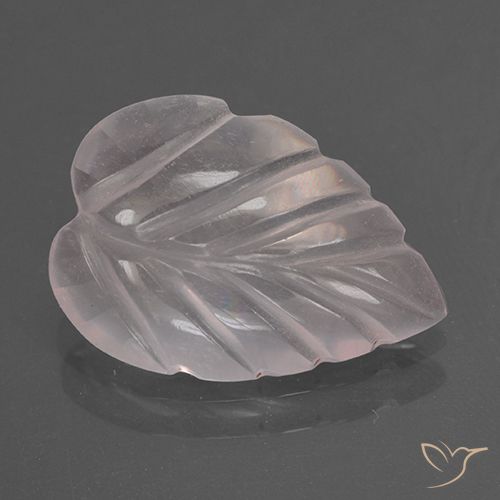 2.34ct Natural Rosado claro Cuarzo rosa, Corte Flor, Transparente