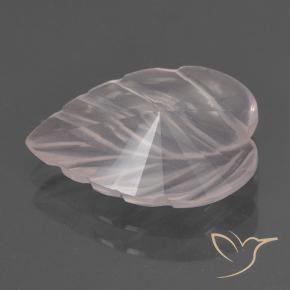Cuarzo rosa Rosado claro natural de 2.34 ct, Corte Flor, Transparente