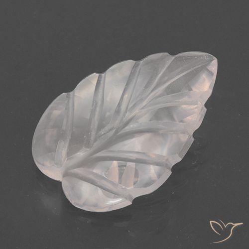 2.96ct Natural Tono rosado rosa Cuarzo rosa, Corte Flor, Transparente