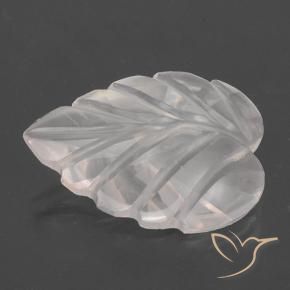 Cuarzo rosa Tono rosado rosa natural de 2.96 ct, Corte Flor, Transparente