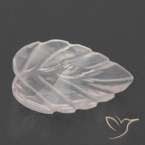 Cuarzo rosa Tono rosado rosa natural de 2.96 ct, Corte Flor, Transparente