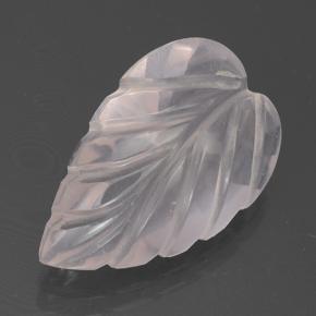 Cuarzo rosa rosa natural de 3,94 ct, corte flor, transparente