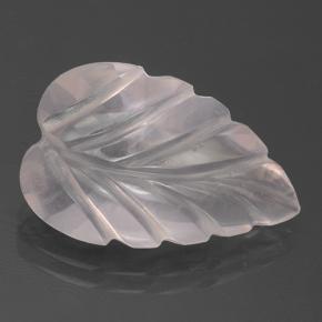 Cuarzo rosa rosa natural de 3,94 ct, corte flor, transparente
