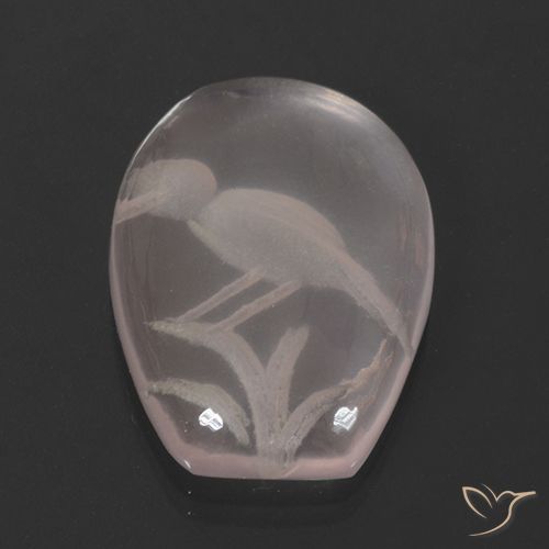 11.01ct Natural Rosado claro Cuarzo rosa, Elegante, Transparente