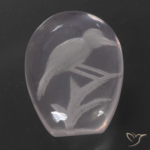 11.18ct Natural Rosado muy claro Cuarzo rosa, Elegante, Transparente