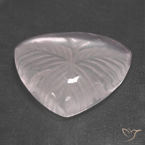 Cuarzo rosa Rosado claro natural de 10.46 ct, Trillón, Transparente
