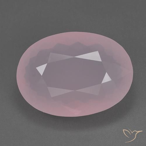 80.59ct Natural Rosa rosado Cuarzo rosa, Ovalada, Transparente