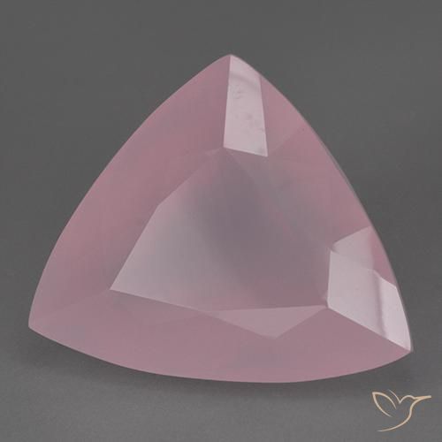 Cuarzo rosa Rosado púrpura real natural de 87.19 ct, Trillón, Transparente