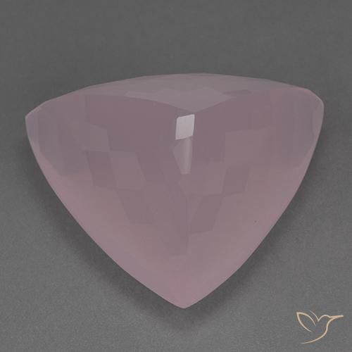 Cuarzo rosa Rosado púrpura real natural de 87.19 ct, Trillón, Transparente