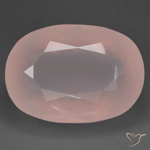 115.62ct Natural Rosado claro Cuarzo rosa, Ovalada, Transparente
