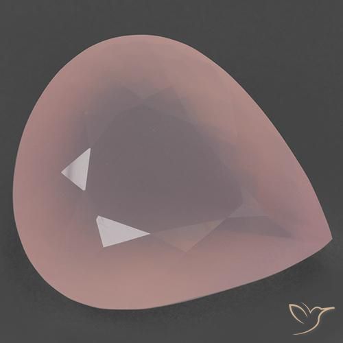 104.89ct Natural Rosado medio Cuarzo rosa, En forma de pera, Translúcido
