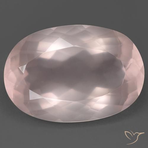 108.15ct Natural Rosado coral claro Cuarzo rosa, Ovalada, Transparente