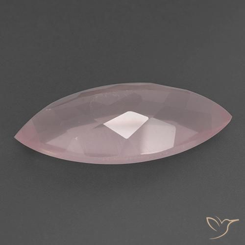 Cuarzo rosa Rosado vívido natural de 18.58 ct, Marquesa, Transparente