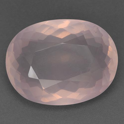 26.41ct Natural Rosado claro Cuarzo rosa, Ovalada, Transparente