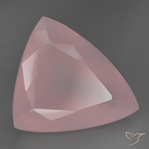 Cuarzo rosa Tono rosado natural de 55.58 ct, Trillón, Transparente