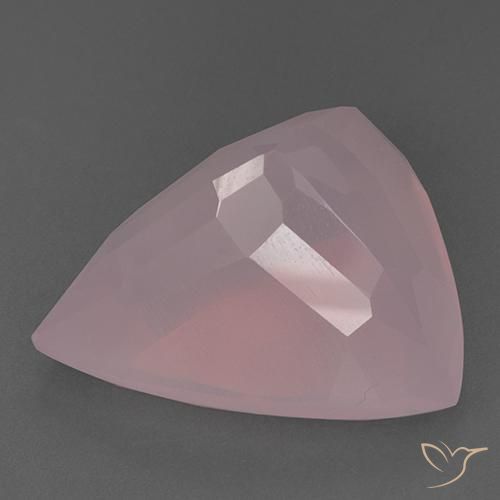 Cuarzo rosa Tono rosado natural de 55.58 ct, Trillón, Transparente