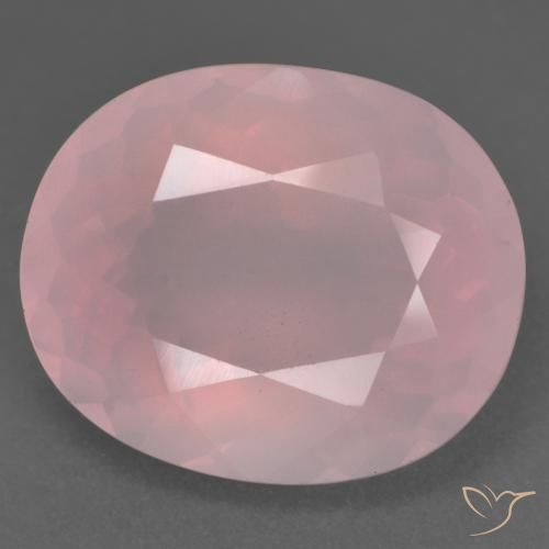 22.53ct Natural Rosado medio Cuarzo rosa, Ovalada, Transparente