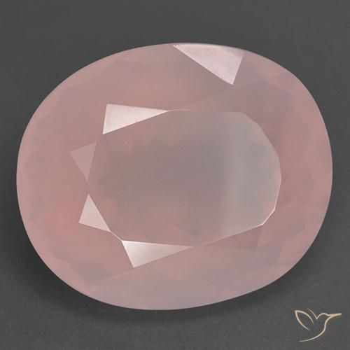 39.78ct Natural Rosado medio Cuarzo rosa, Ovalada, Transparente