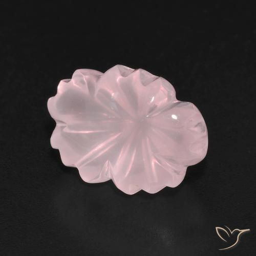 Cuarzo rosa Rosado coral natural de 6.67 ct, Elegante, Transparente