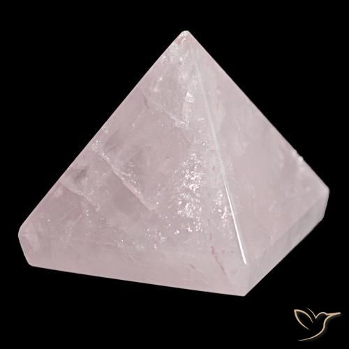 Cuarzo Rosa Rosa rosado natural de 107.72 ct, Cuadrado, Opaco