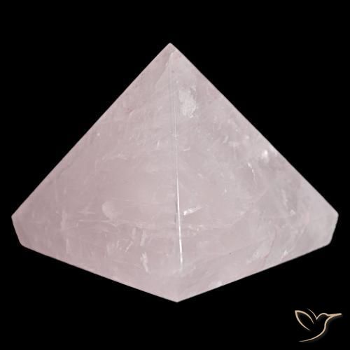 Cuarzo Rosa Rosa rosado natural de 107.72 ct, Cuadrado, Opaco