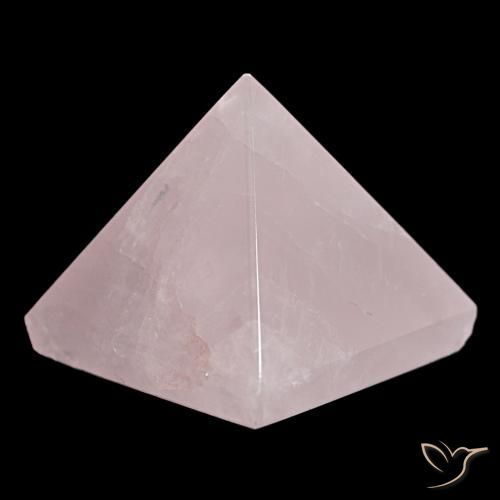 Cuarzo Rosa Rosado claro natural de 87.65 ct, Cuadrado, Opaco