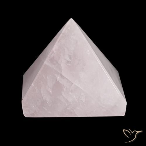 Cuarzo Rosa Rosado claro natural de 87.42 ct, Cuadrado, Opaco