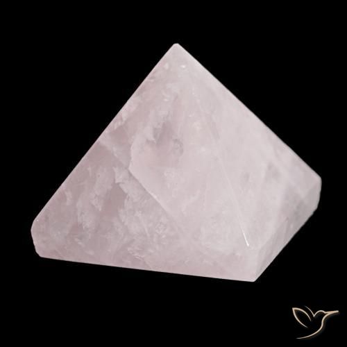 Cuarzo Rosa Rosado claro natural de 87.42 ct, Cuadrado, Opaco