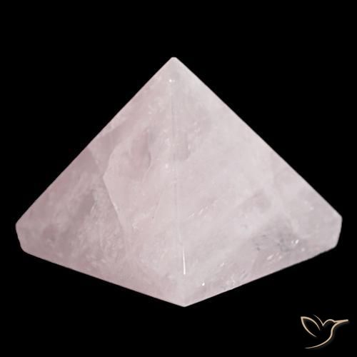 Cuarzo Rosa Rosado claro natural de 87.42 ct, Cuadrado, Opaco