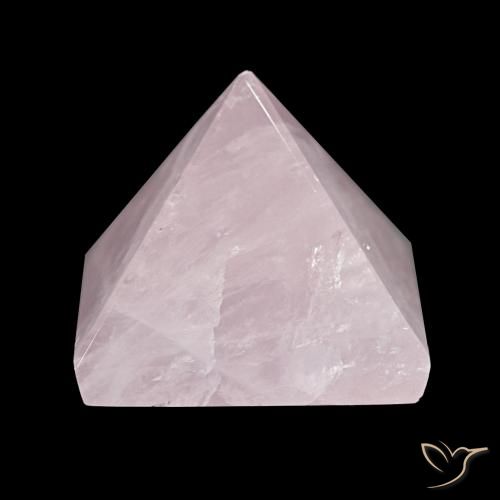 Cuarzo Rosa Rosado durazno claro natural de 71.96 ct, Cuadrado, Opaco