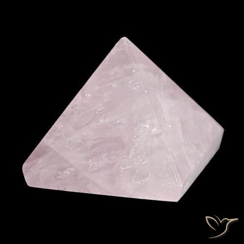 Cuarzo Rosa Rosado durazno claro natural de 71.96 ct, Cuadrado, Opaco